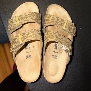 Birkenstock Tan Suede Sandals